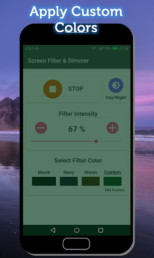 Screen Filter and Dimmer