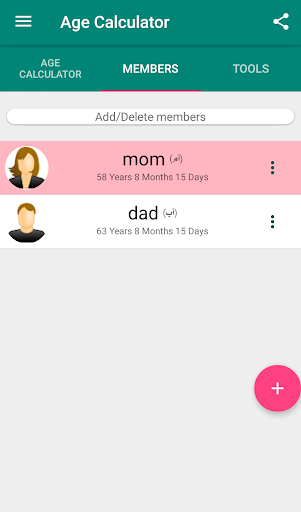 Age Calculator Screen 2
