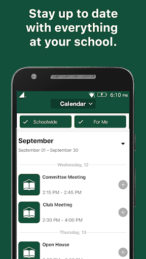 Android application Saint John's School - PR screenshort