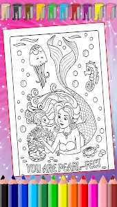 Mermaid Coloring:Mermaid Games
