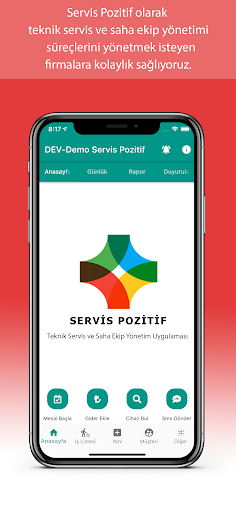 Android application Technical Service Program screenshort