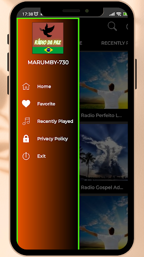Android application Radio Marumby AM 730 Curitiba screenshort