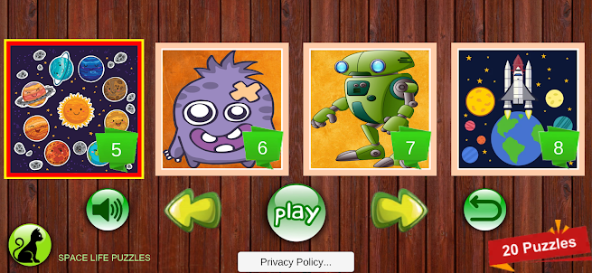 Space Life Puzzles