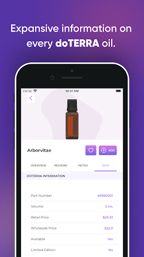 Essential Oils for doTERRA Screen 3