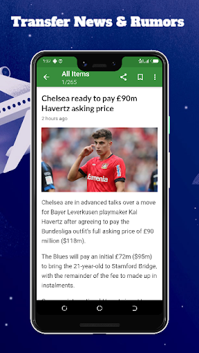 Android application Football News - Latest Transfe screenshort