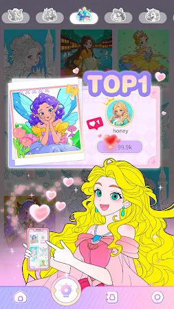 Game screenshot Игра Принцессы: Раскраска hack