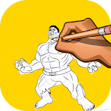 How to Draw Hulk icon