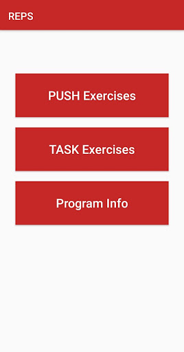REPS Recovery Exercises Screen 2