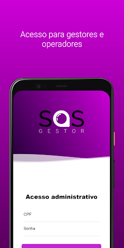 Android application SOS Gestor screenshort