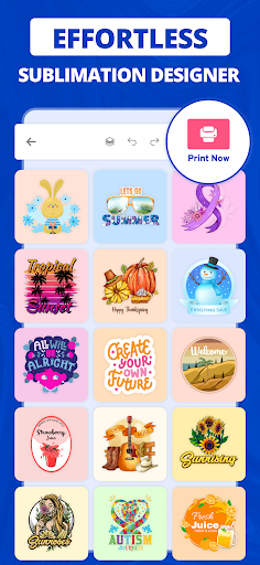 Android application Sublimation Designer & Printer screenshort
