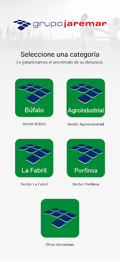 Grupo Jaremar Ethics Line Screen 2