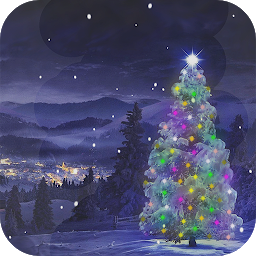 Christmas Tree Live Wallpaper: imaxe da icona