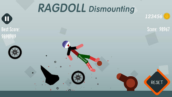 Ragdoll ลงจากหลังม้า