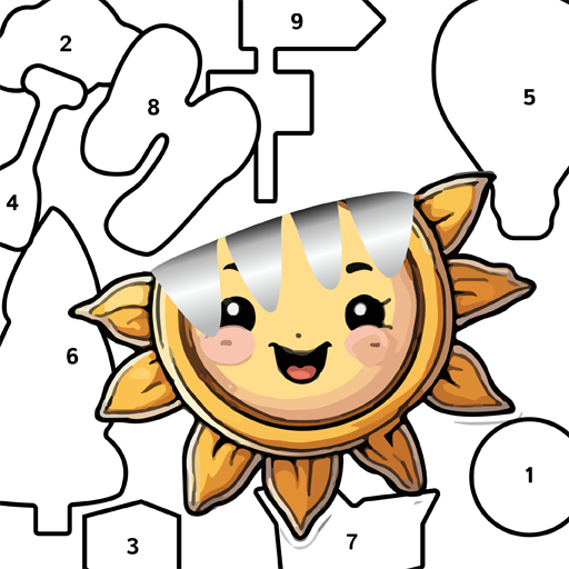 Sticker Book: Paint By Number logo