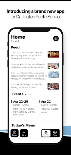Android application Darlington Public School screenshort