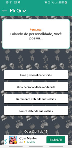 MeQuiz - Quiz entre amigos Screen 3