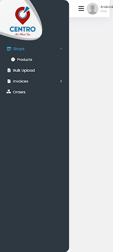 Android application Centromall Dashboard screenshort