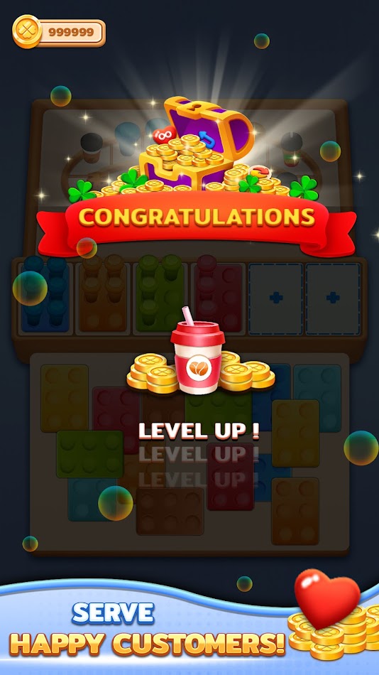 #8. Coffee Match 3D (Android) Με: GeDa DevTeam