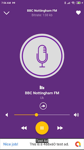 Android application Uk BBC Nottingham radio Online screenshort