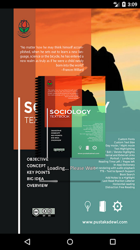 Android application Sociology Textbook screenshort
