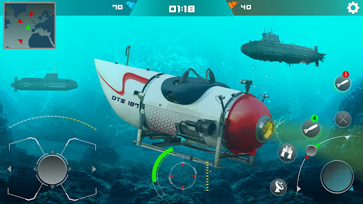Captura de Pantalla 5 Submarine Titans Rescue Ship android