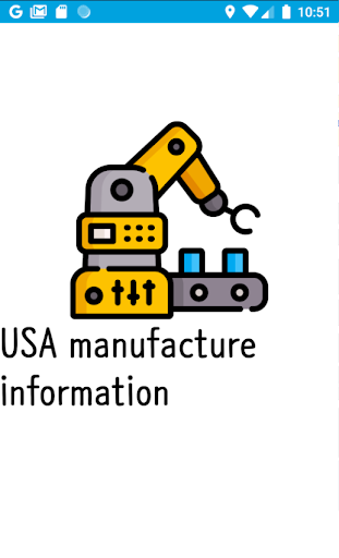 Manufacture information Screen 3