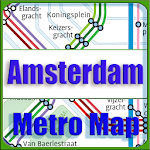 Cover Image of डाउनलोड Amsterdam Metro Map Offline  APK