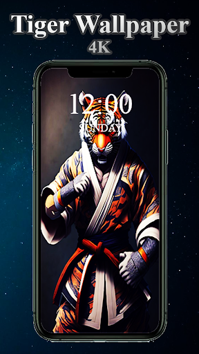 Tiger Wallpaper Aesthetic Screen 2