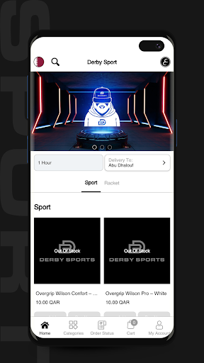 Android application Derby Sport screenshort