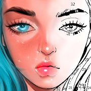 Painting Book-Coloring by number,relax games  for PC Windows and Mac