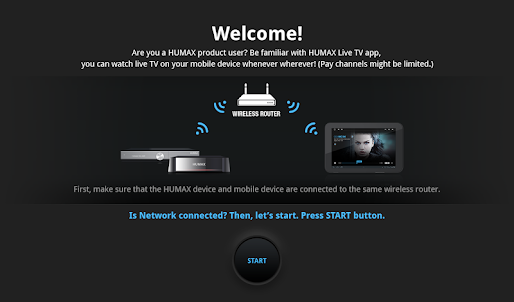 HUMAX Live TV for Tablet