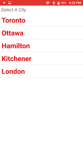 Toronto radio Screen 3
