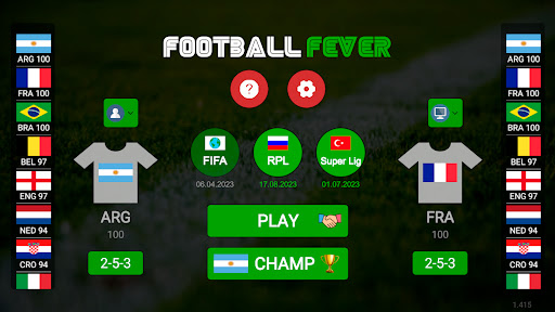 Football Fever Screen 2