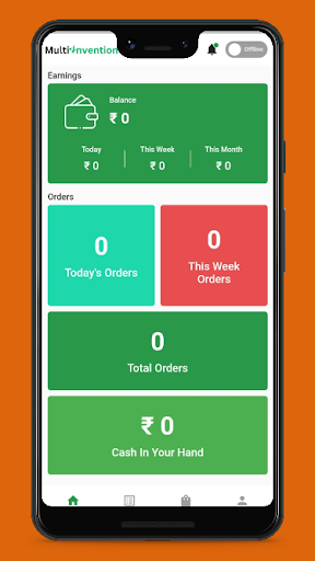 Multi Invention-Delivery App Screen 3