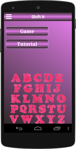 Android application Shift It screenshort