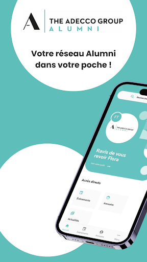 Android application Adecco Alumni screenshort