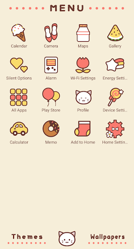 Bubble Tea Kitty Theme +HOME Screen 2