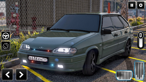 Android application 2114 Car Driving: Lada sedan screenshort