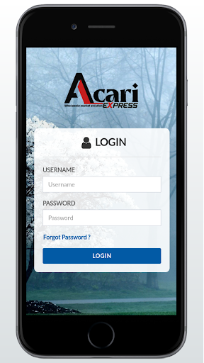 Android application Acari Merchant screenshort
