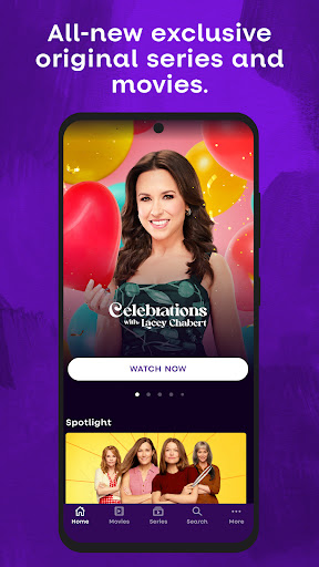 Screenshot of Hallmark+