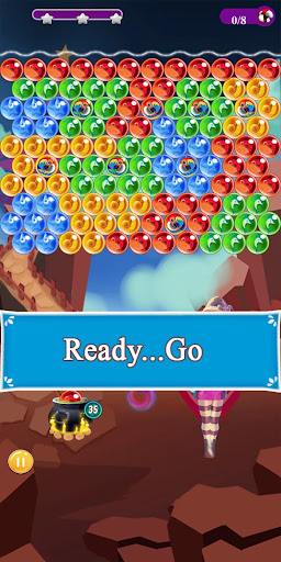 Android application Bubble Shooter Crash screenshort