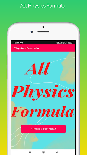 Android application Physics Formula screenshort