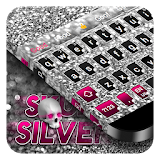 Skull Silver Keyboard icon