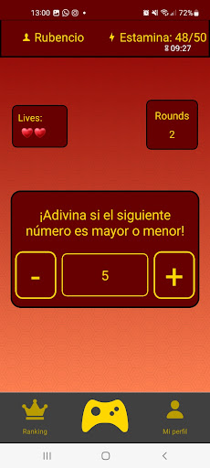 Guess the Next! Screen 2