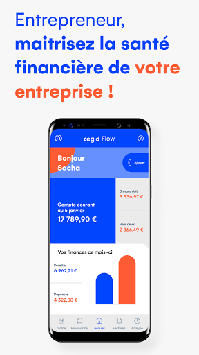Android application Cegid Flow screenshort
