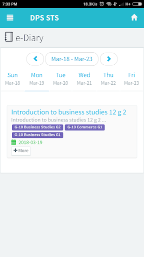 Android application Alor Dhara School screenshort
