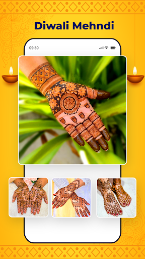 Android application Diwali Mehndi Designs screenshort