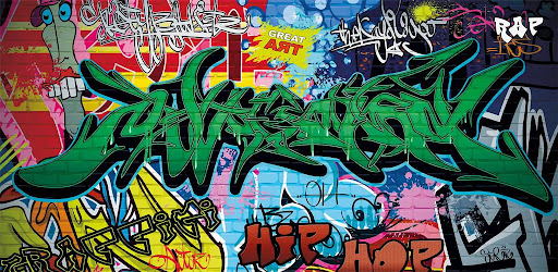 Kaligrafi berwarna walpaper