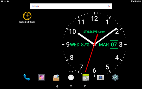 Analog Clock Live Wallpaper-7 Screenshot
