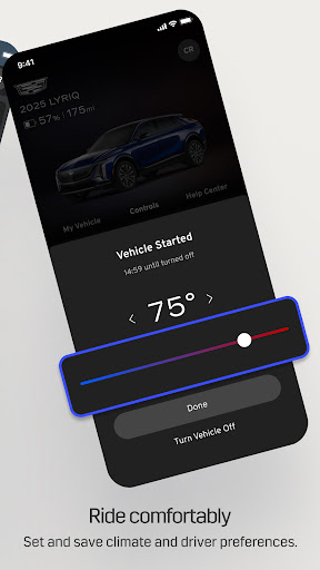 Screenshot of myCadillac